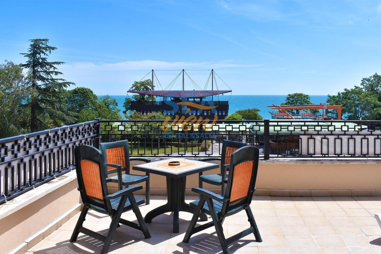 Sea View Rental Front Beach Golden Sands Esterno foto